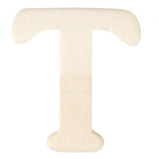 Litera T lemn natur, 4 cm