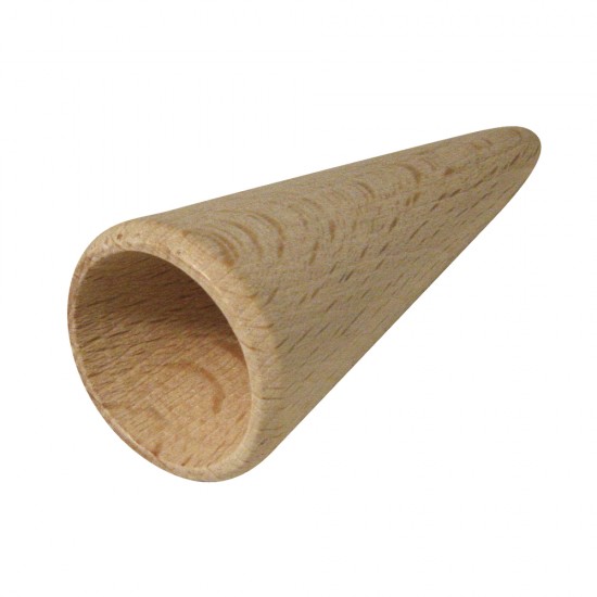 Cornet lemn natur, 25x50 mm
