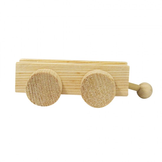 Vagon din lemn, 8x4,5x2,5 cm
