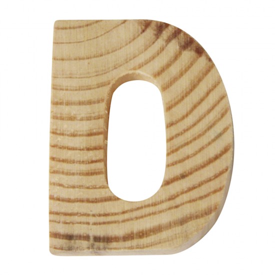 Litera D lemn, 5x1cm