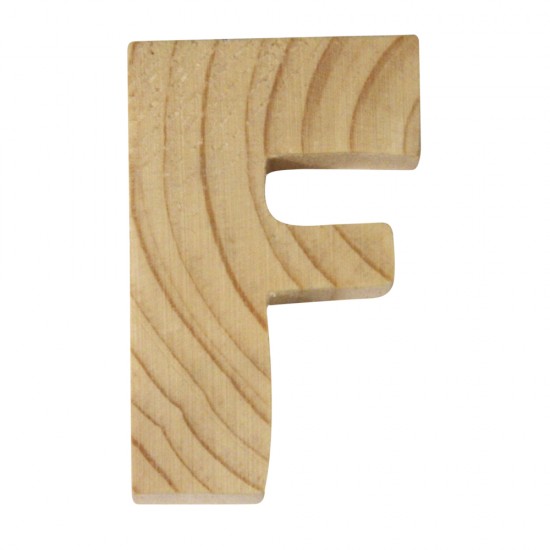 Litera F lemn, 5x1cm