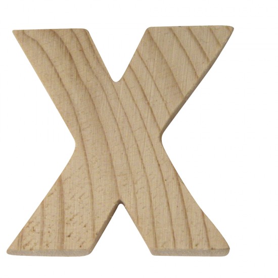 Litera X lemn, 5x1cm
