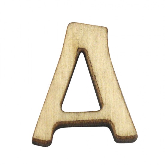 Litera A lemn, 2 cm