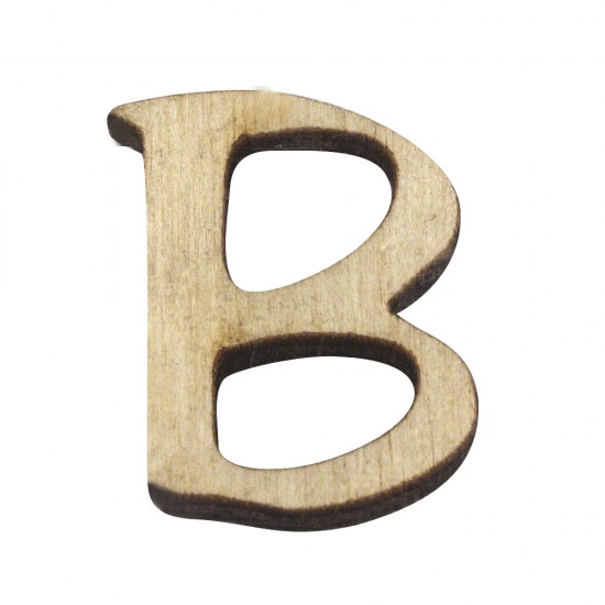 Litera B lemn, 2 cm