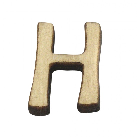 Litera H lemn, 2 cm