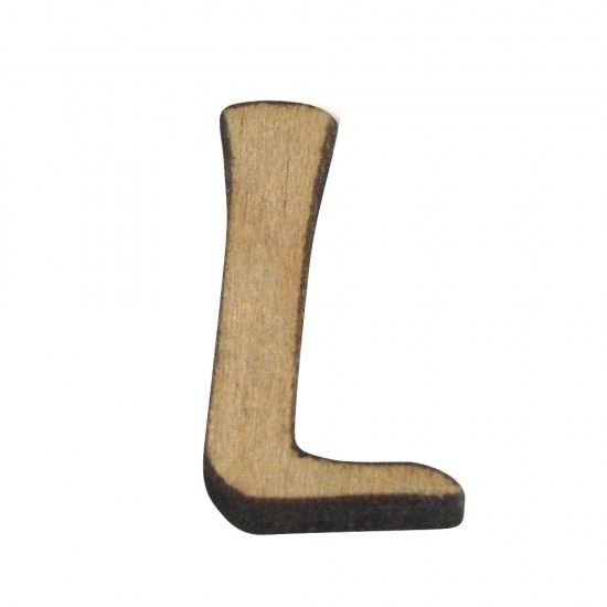 Litera L lemn, 2 cm