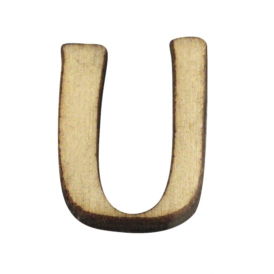 Litera U lemn, 2 cm