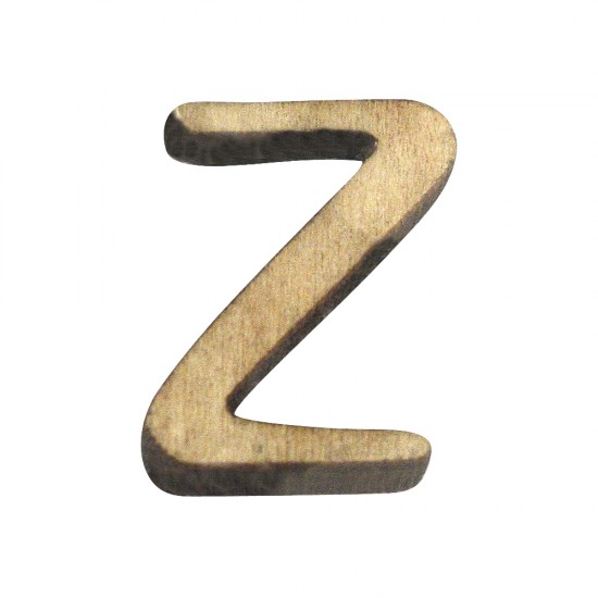 Litera Z lemn, 2 cm