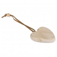 Inima lemn natur, FSC Mix, cu agatatoare, 5 cm