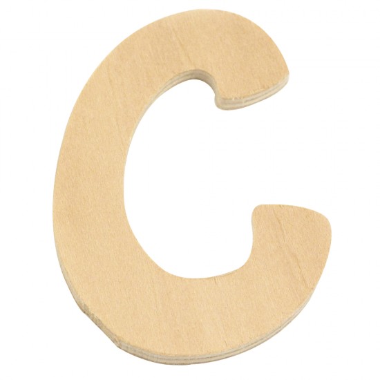Litera C lemn natur, FSC Mix, 6 cm