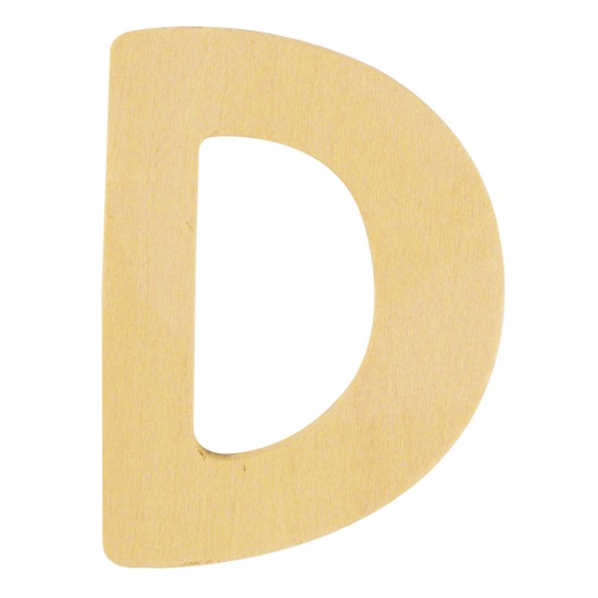 Litera D lemn natur, FSC Mix, 6 cm