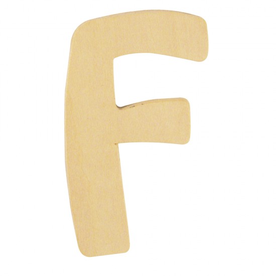 Litera F lemn natur, FSC Mix, 6 cm