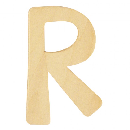 Litera R lemn natur, FSC Mix, 6 cm 