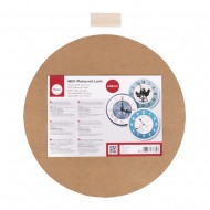 Suport Rayher pentru ceas din lemn, rotund, diametru 30 cm, grosime 1.1 cm