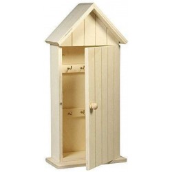 Cutie chei, lemn natur, FSC 100%, 30x14x6.5cm, 6 carlige, Rayher Cutie chei, lemn natur, FSC 100%, 30x14x6.5cm, 6 carlige, Rayher