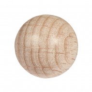 Bile lemn, neperforate, diam.15 mm, 15 buc/set