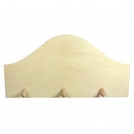 Cuier lemn natur, FSC Mix, 35x18x3.9 cm