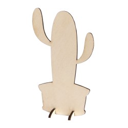 Cactus lemn natur, FSC 100%, 9x16.5 cm Cactus lemn natur, FSC 100%, 9x16.5 cm