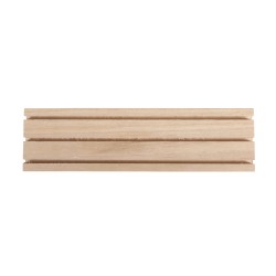 Suport din lemn 3 canale, FSC 100% 18x5cm,  Suport din lemn 3 canale, FSC 100% 18x5cm,