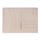 Carte postala lemn, natur, FSC100%, 14.8x10.5x0.3 cm, 26 buc/set