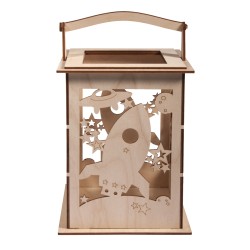 Kit creativ Rayher, Felinar lemn Racheta