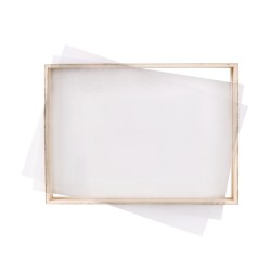 Rama lemn natur, FSC 100%, 35x26x4 cm, include 2 sticle acrylice