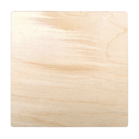 Carte postala lemn, natur, FSC Mix , 14.8x14.8x0.3 cm, 20 buc/set