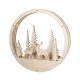Kit lemn creativ iarna , 30cm ø, natural,Rayher