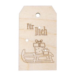 Eticheta personalizata, lemn natur, 4.8x8.2cm Eticheta personalizata, lemn natur, 4.8x8.2cm