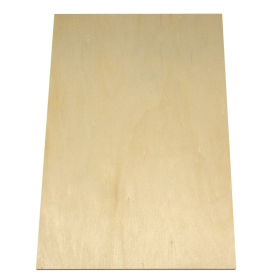 Plywood board, 300x200x4 mm, 300x200x4mm, tab-bag 1pc