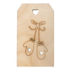 Eticheta personalizata, lemn natur, 4.8x8.2cm Eticheta personalizata, lemn natur, 4.8x8.2cm