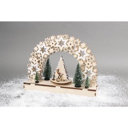 Kit creativ Rayher, decor 3D, stelute, 30x9x23 cm