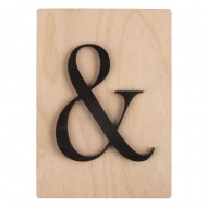 Caracter & lemn, FSC Mixed , black, 10.5x14.8 cm