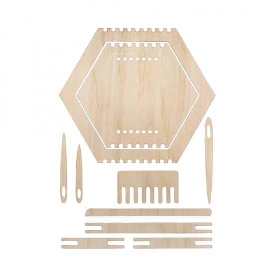 Decoratiune lemn, FSC Mix , natural, 12,3 - 20cm, 11-part, 3pc