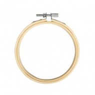 Rama brodat din bambus, d.10cm