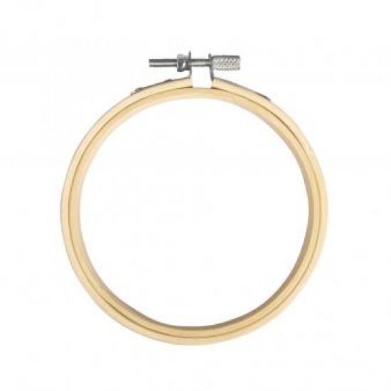 Rama brodat din bambus, d.10cm