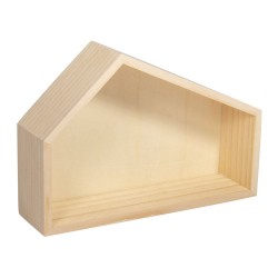 Casuta lemn cu acoperis inclinat, lemn natur, 22x5.6x15cm , Rayher Casuta lemn cu acoperis inclinat, lemn natur, 22x5.6x15cm , Rayher
