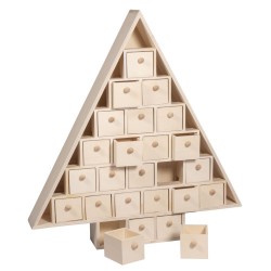 Brad calendar de Advent din lemn, FSC 100%, 38.5x40.5x5.5cm, natural, Rayher Brad calendar de Advent din lemn, FSC 100%, 38.5x40.5x5.5cm, natural, Rayher