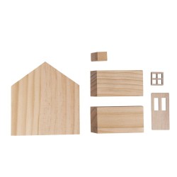 Casa din lemn BP, FSC 100% 11,5x3,5x11cm, Rayher, natur Casa din lemn BP, FSC 100% 11,5x3,5x11cm, Rayher, natur