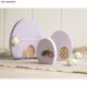 Oua de Paste din lemn, credit FSC Mix 2-8 cm, 9/set, Rayher