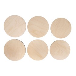 Disc rotund lemn M, FSC Mix Credit 11,5-12,5 ø, grosime 4mm, Rayher, 6/set Disc rotund lemn M, FSC Mix Credit 11,5-12,5 ø, grosime 4mm, Rayher, 6/set