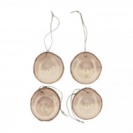 Felie lemn, Rayher, 6.5-7.5 cm, 4/set