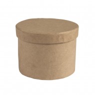 Cutie Rayher din Papier mache FSC rec. 100%, round, 4,5cm high, 6cm o