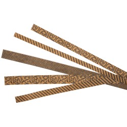 Benzi hartie, Rayher, medium broun, 90 buc/set Benzi hartie, Rayher, medium broun, 90 buc/set