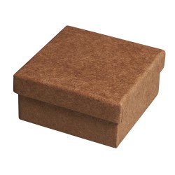 Cutie Rayher din papier mache, patrata, dimensiune 6x6x3 cm, 4/set