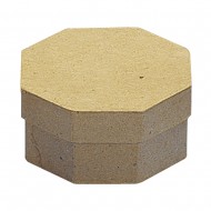 Caseta de Papier mache, FSC reciclat, 9.5x9.5x4.5cm