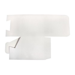 Cutie cadou pliabila, Rayher, white, 10x10x10 cm, 6 buc/set