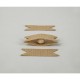 Kit creativ mini pungi hartie, margele lemn, Rayher