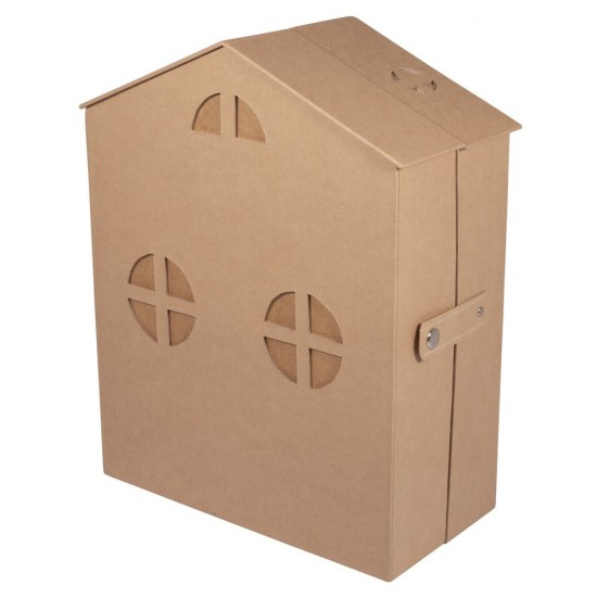 Calendar Advent din hartie macheta, reciclata FSC 21x14,8x29cm, Rayher, alb