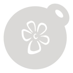 Cupcake&Cappuccino stencils o 10cm,   Butterfly&Flower  ,3Designs,tab-bag